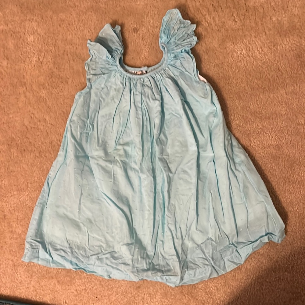 Oaks Apparel Flutter Sleeve Dress 3